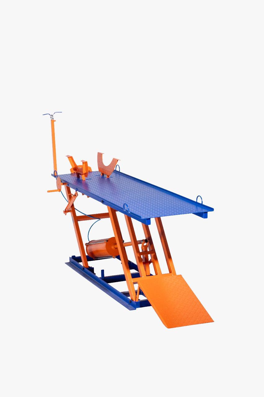 Elevador Pneumático - Pistão por baixo - 300kg